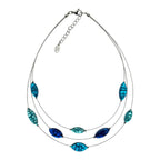 Turquoise Aztec Petal 3 Strand Necklace | Watch This Space