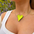Pre-Order | Green Love Heart Necklace | Watch This Space