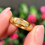 Gold on Silver Celestial Chunky Ring | Ania Haie