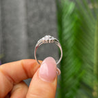Diamond 18ct White Gold Ring | Size O ½