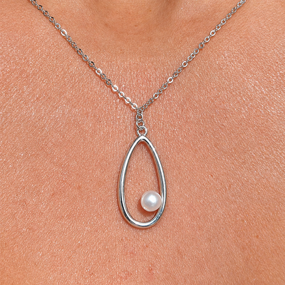 Sterling Silver Freshwater Pearl Necklace