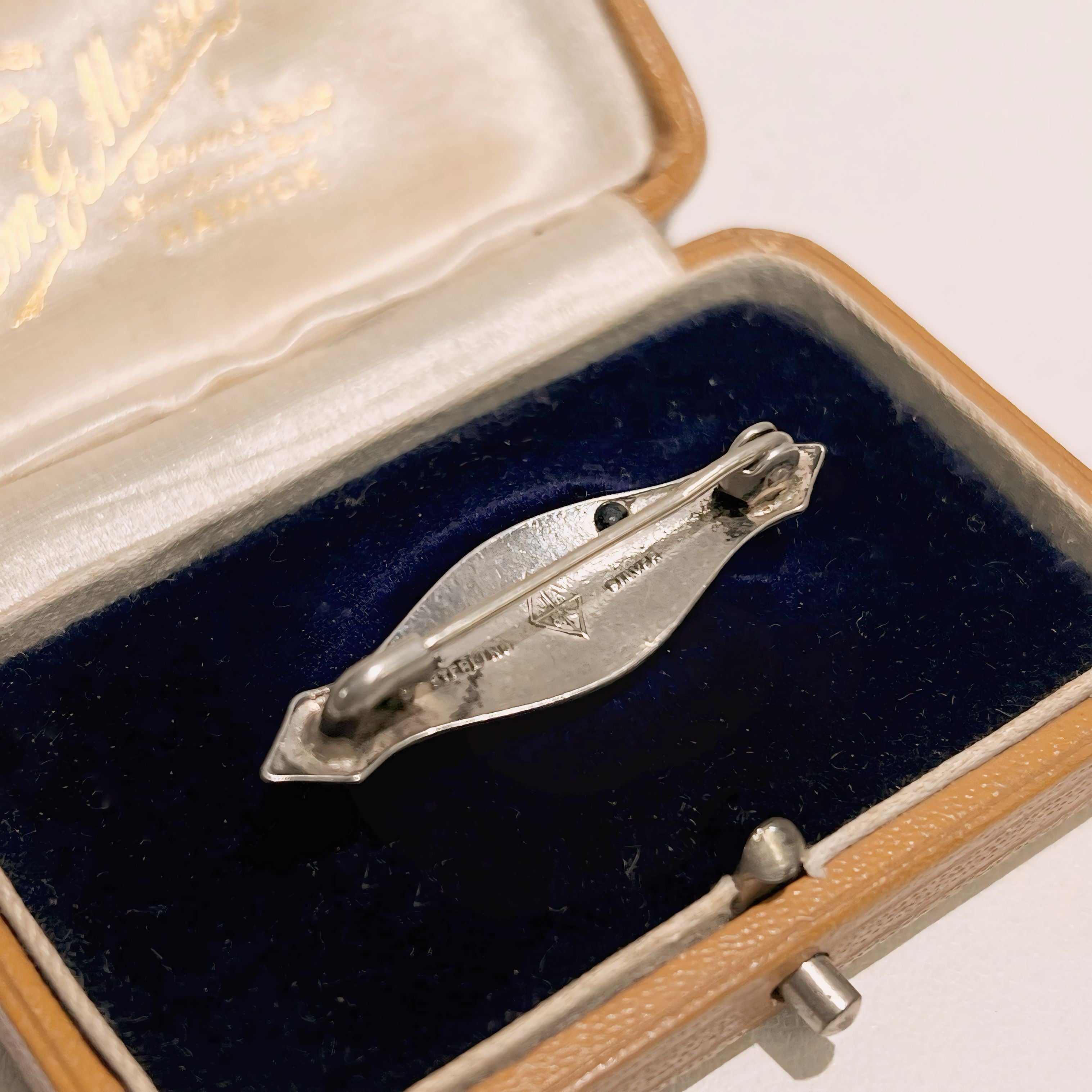 Vintage Sterling Silver Scandinavian Enamel Brooch