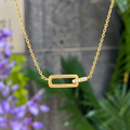 14ct Gold Plated Cubic Zirconia Glam Interlock Bracelet | Ania Haie