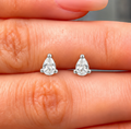 Pear Cubic Sterling Silver Stud Earrings | Ania Haie