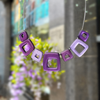Pre-Order | Sweetpea Hollow Squares Necklace | Watch This Space