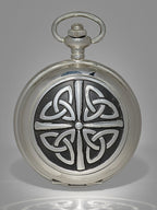 Celtic Knot Mechanical Double-Hunter Pocket Watch | Gents