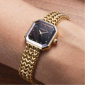 Herbelin Octogône Ladies Steel Gold Watch with Mother of Pearl White Dial