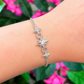 Kyoto Opal Linked Star Sterling Silver Bracelet | Ania Haie