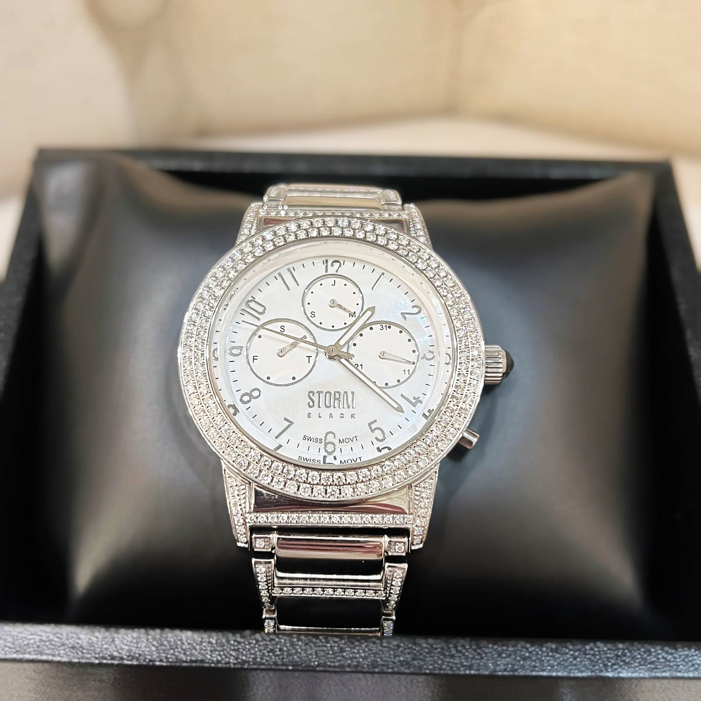 STORM Black Collection Diamond Elody Ladies Watch