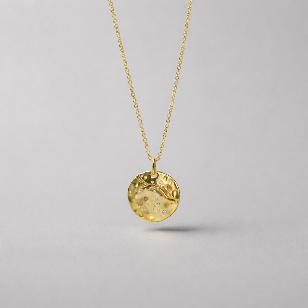 9ct Yellow Gold Plated Star Sign Constellation Necklace