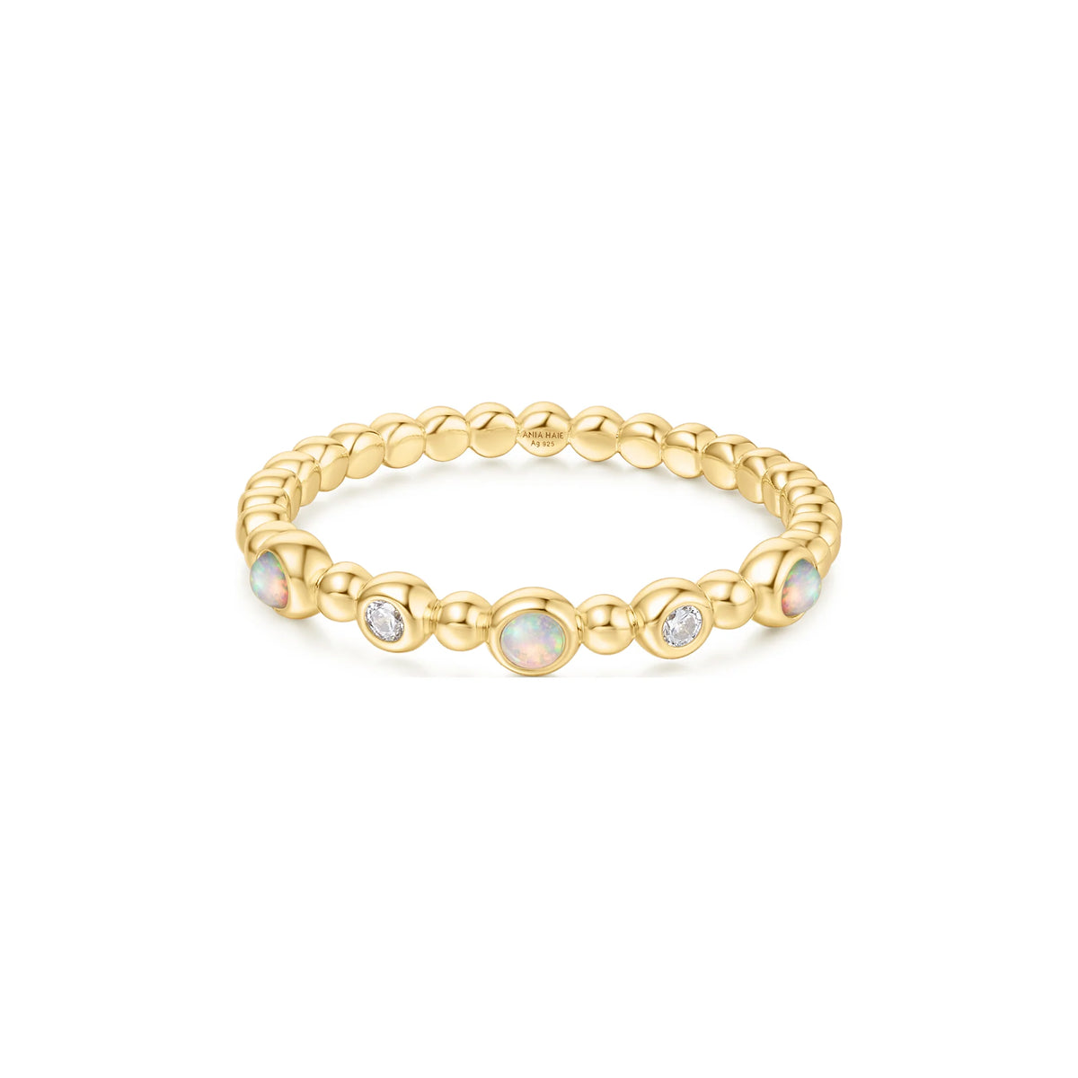 Kyoto Opal 14ct Gold Plated Ring - Size Q | Ania Haie