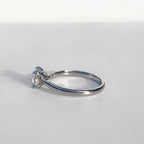 'The Marilyn' 1ct Natural Diamond Platinum Solitaire Engagement Ring | Size M