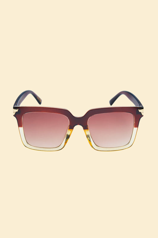 Powder Accessories Luxe Fallon - Mahogany/Nude Sunglasses