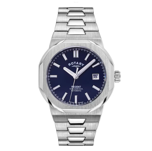 Rotary Regents Automatic Men's Stainless Steel Watch