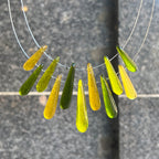 Pre-Order | Lime Green and Yellow Icicle Necklace | Watch This Space