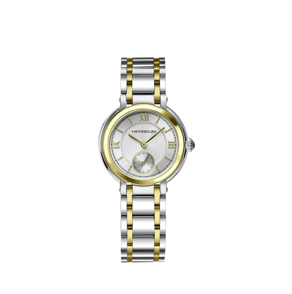 Herbelin Galet Ladies Steel Watch with Mother of Pearl Dial