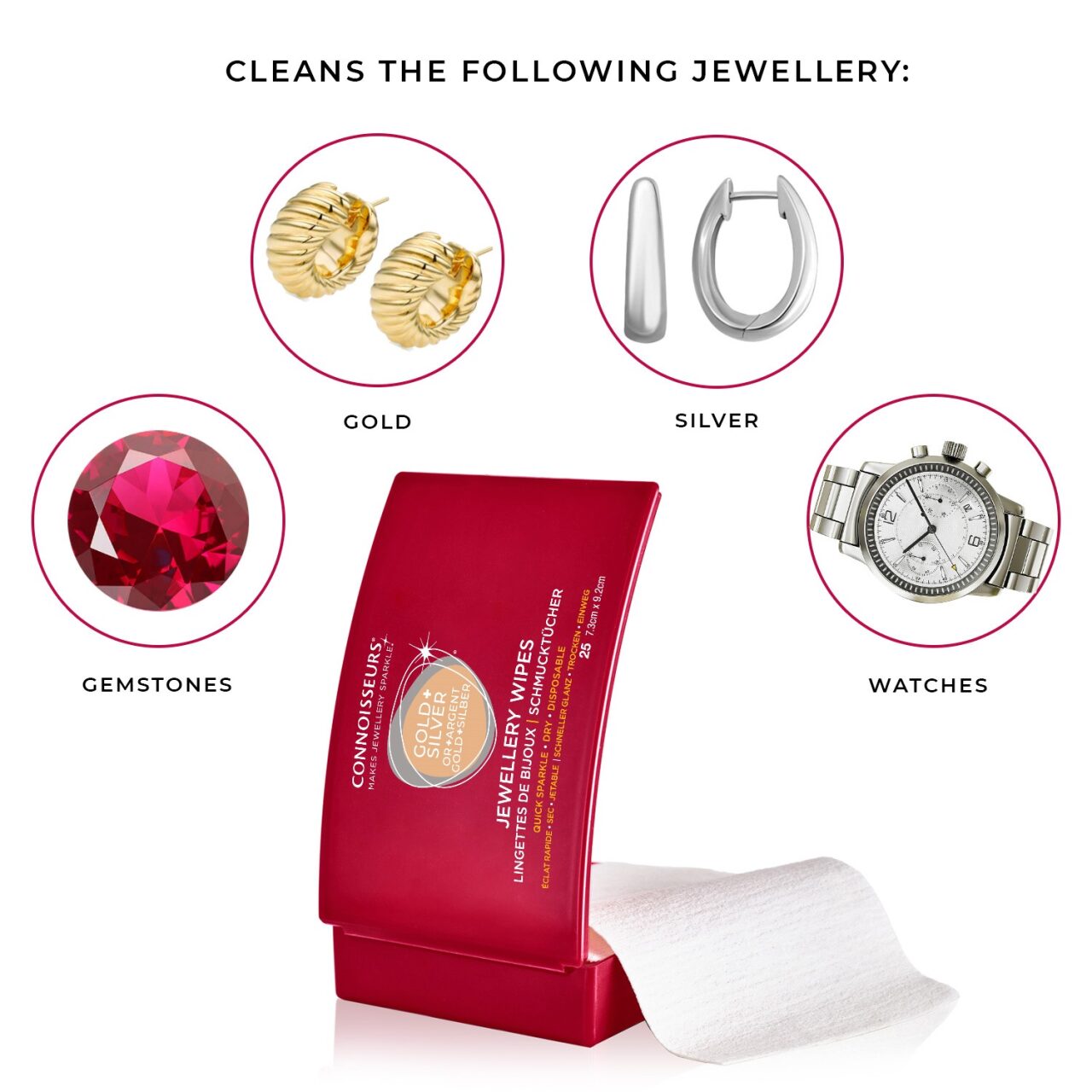 Gold & Silver Jewellery Cleaning Wipes