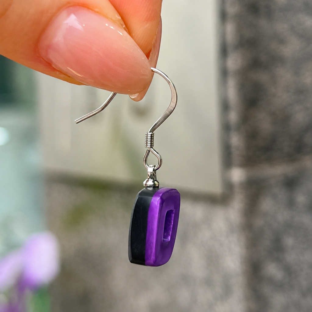 Pre-Order | Sweetpea Hollow Square Drop Earrings | Watch This Space