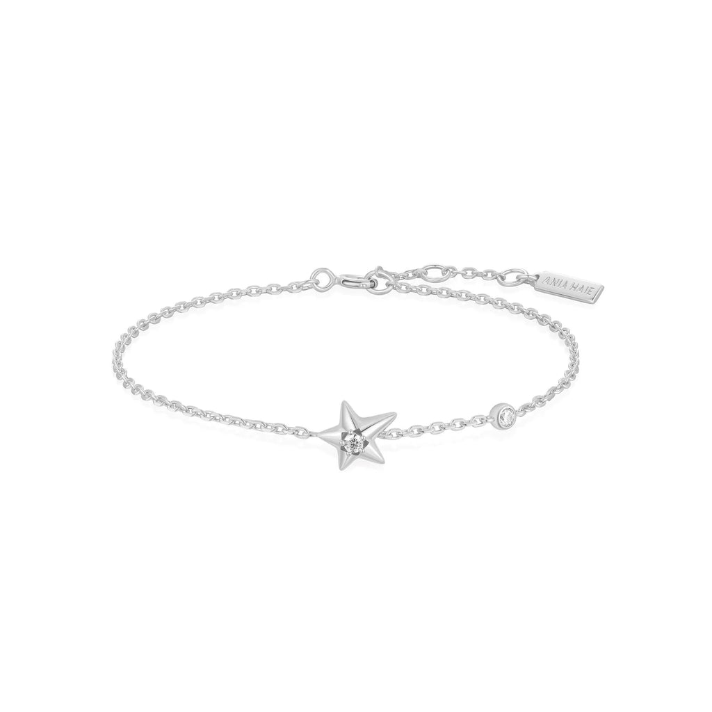 Sparkling Star Sterling Silver Cubic Zirconia Bracelet | Ania Haie