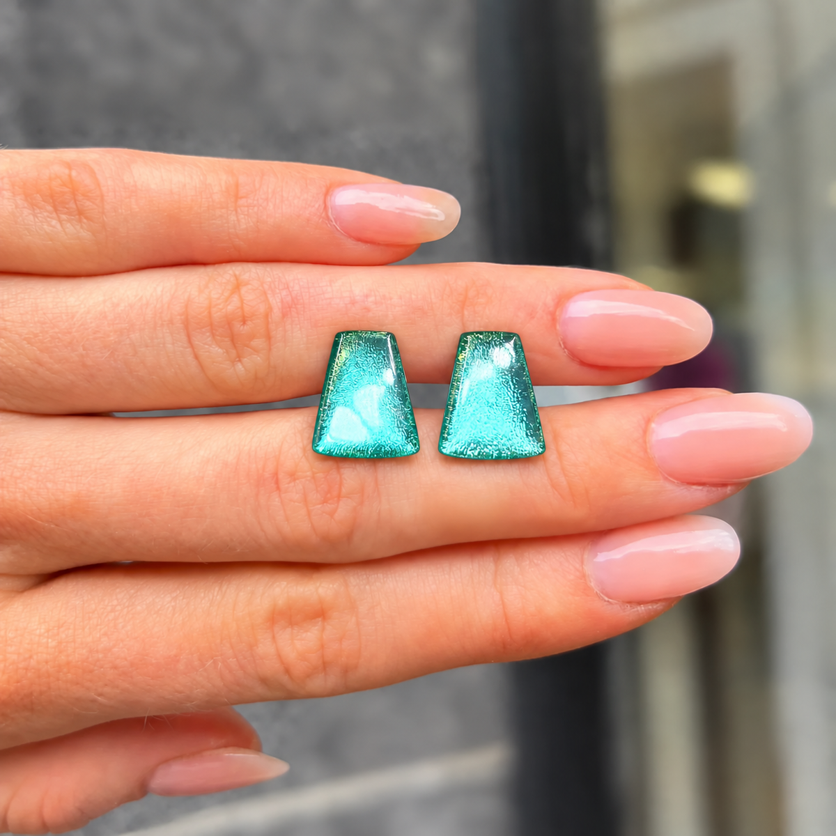 Pre-Order | Turquoise Blue Stud Earrings | Watch This Space