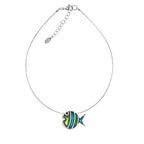 Neptune Stripe Bubble Fish Necklace | Watch This Space
