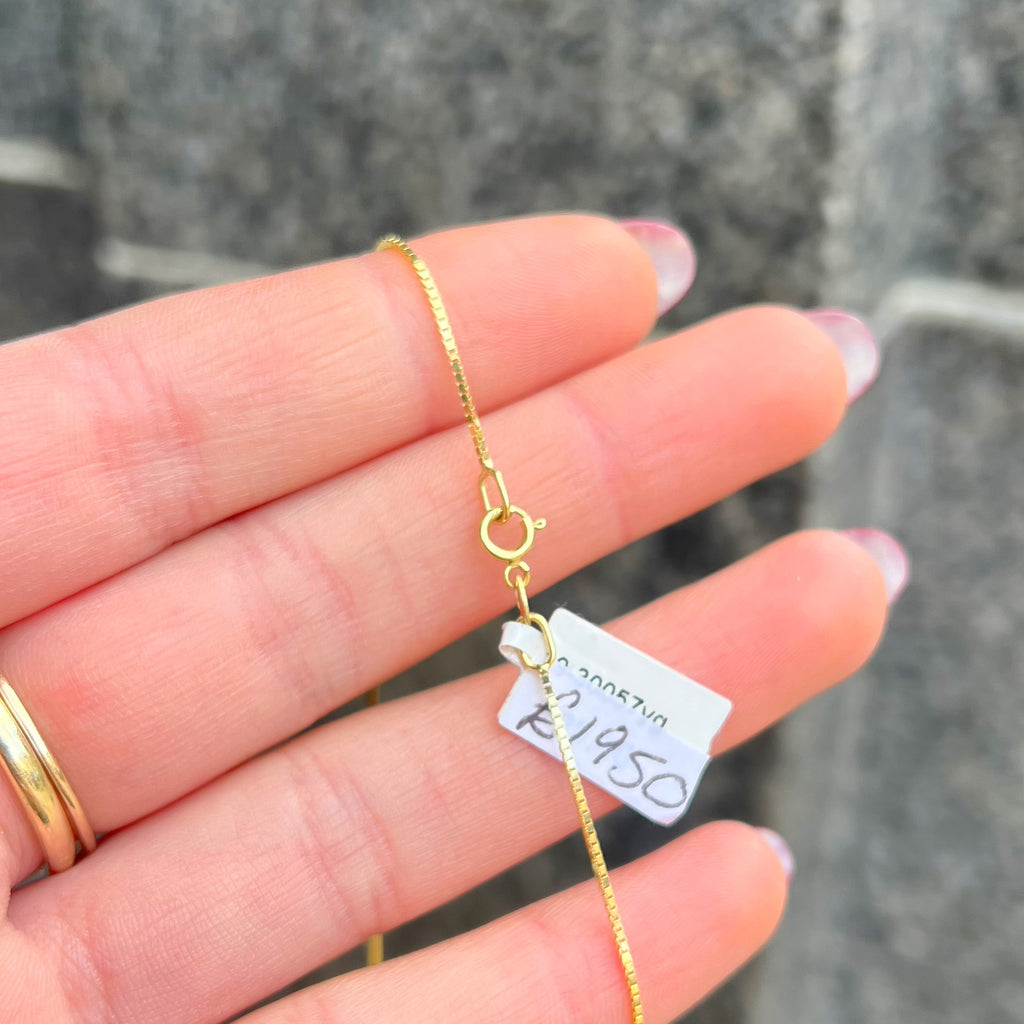 Diamond Bubble 9ct Yellow Gold Necklace