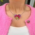 Rainbow Heart Necklace | Watch This Space
