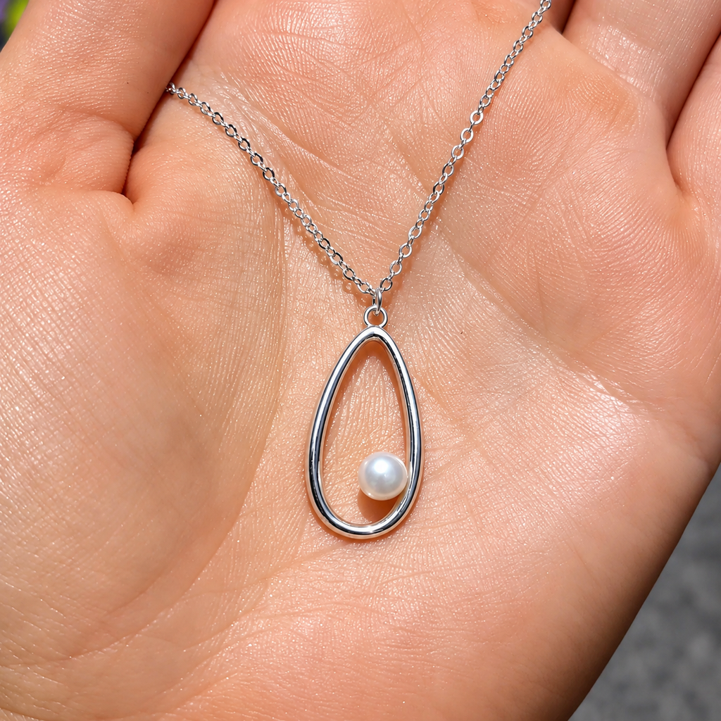 Sterling Silver Freshwater Pearl Necklace