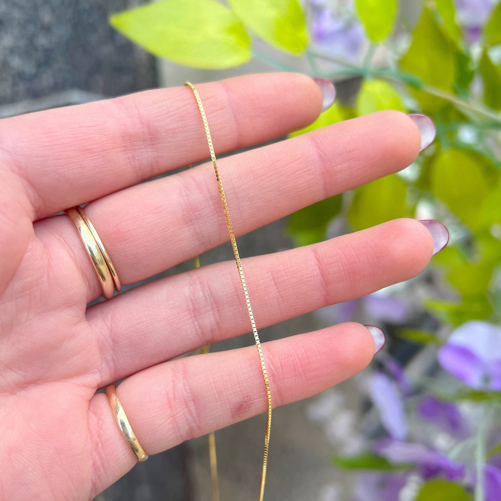 Diamond Bubble 9ct Yellow Gold Necklace