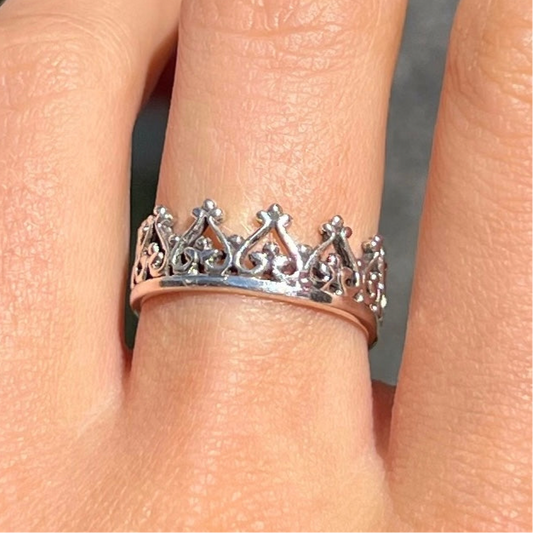 Sterling Silver Tiara Ring