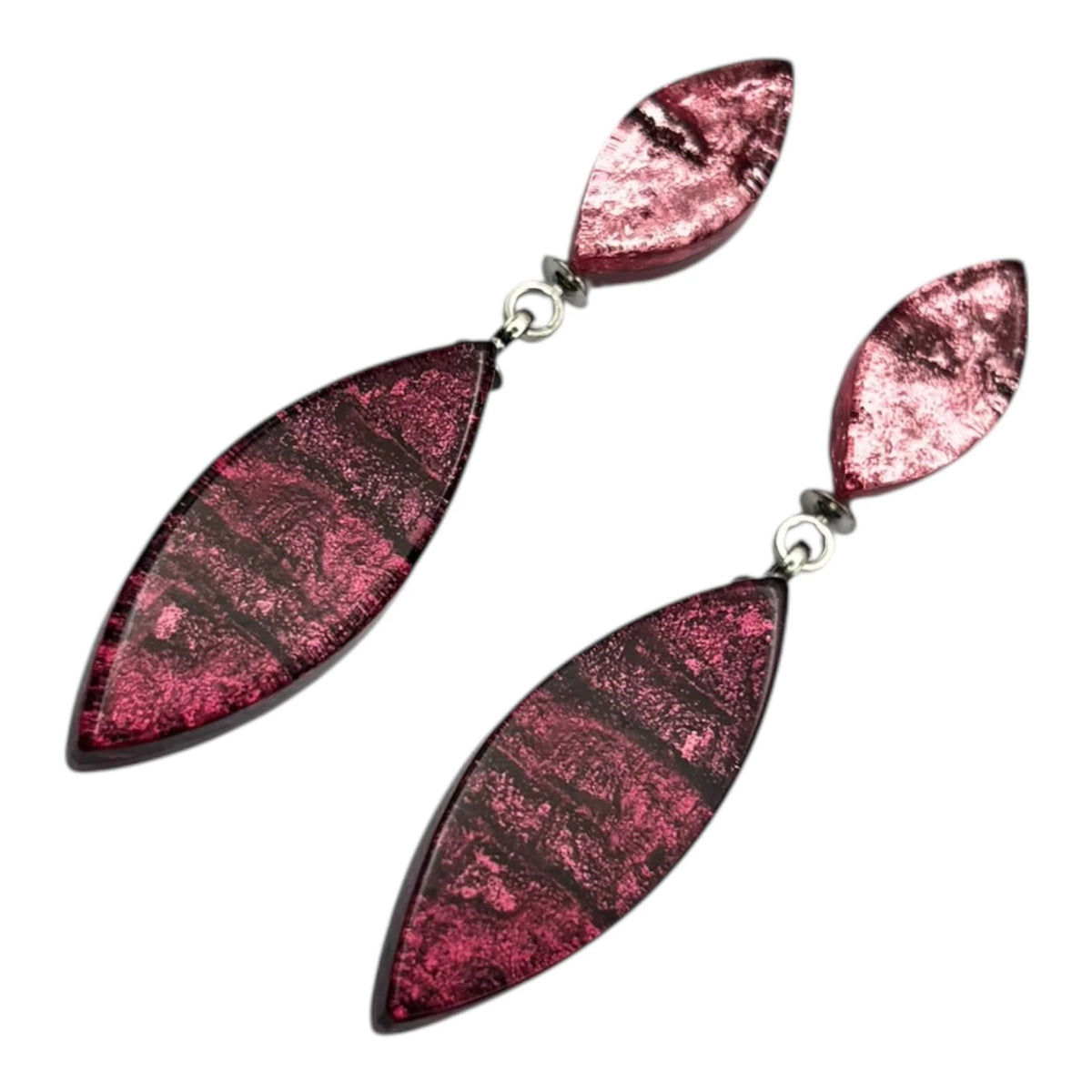 Peony Aztec Petal Double Drop Earrings | Watch This Space