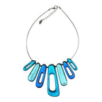 Turquoise Elongated Rectangles Necklace | Watch This Space