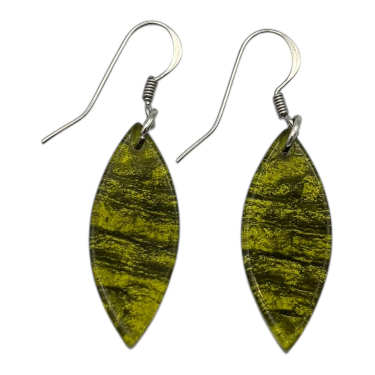 Pistachio Aztec Petal Drop Earrings | Watch This Space