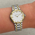 Herbelin | Galet Steel Two-Tone Watch with White Dial | Ladies