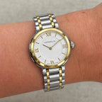 Herbelin | Galet Steel Two-Tone Watch with White Dial | Ladies