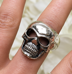 Sterling Silver Skull Ring | Size S ½