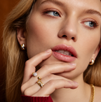 Gold on Silver Celestial Chunky Ring | Ania Haie