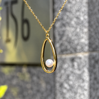 9ct Gold Plated Freshwater Pearl Necklace