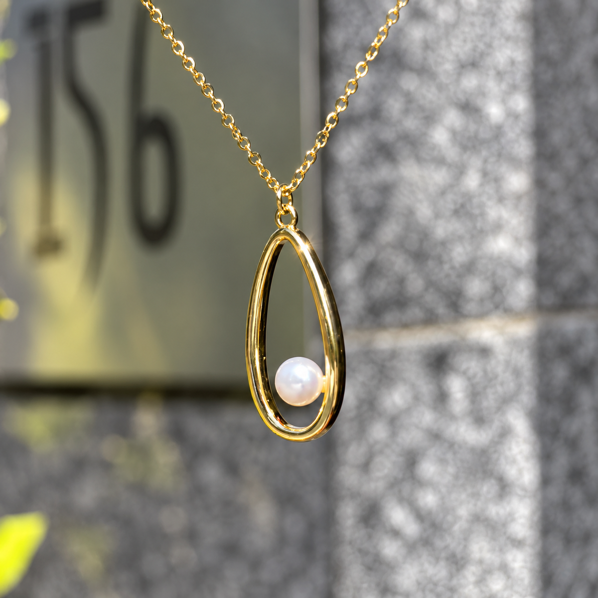 9ct Gold Plated Freshwater Pearl Necklace