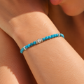 Turquoise Silver Beaded Bracelet | Ania Haie