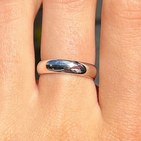 Sterling Silver Plain Band Ring