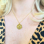 9ct Yellow Gold Plated Star Sign Constellation Necklace