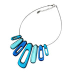 Turquoise Elongated Rectangles Necklace | Watch This Space
