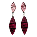 Peony Aztec Petal Double Drop Earrings | Watch This Space