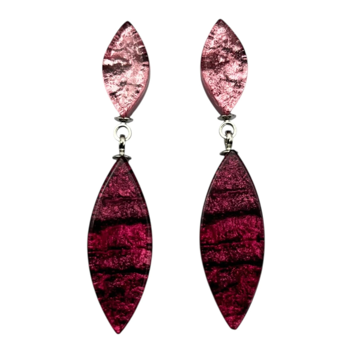 Peony Aztec Petal Double Drop Earrings | Watch This Space