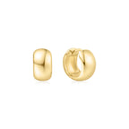 Pre-Order | Small Gold Chubby Huggie Hoop Earrings | Ania Haie