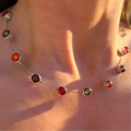 Red and Dot Choker Necklace | Watch This Space