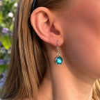Pre-Order | Turquoise Blue Dot Drop Earrings | Watch This Space