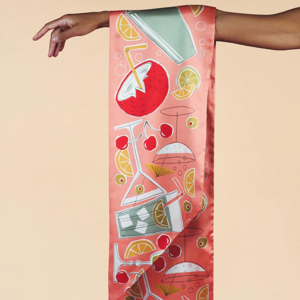 Neck Scarf - Cocktails | Powder Accessories