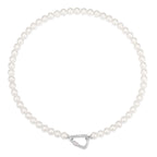 Silver Lobster Clasp Shell Pearl Necklace | Ania Haie
